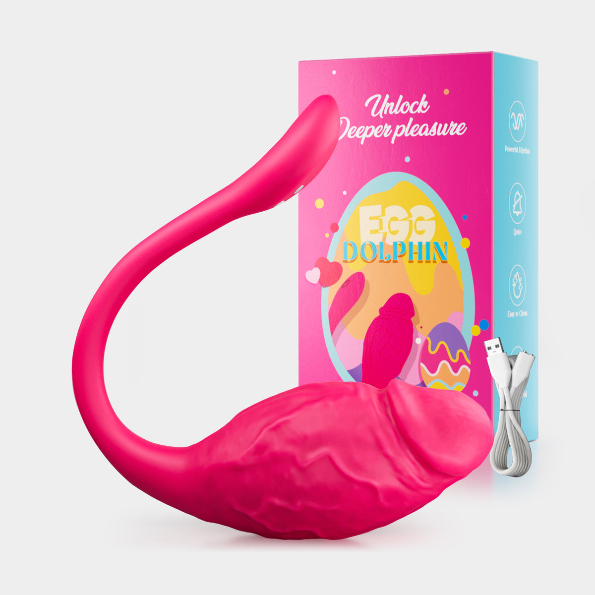 ROSE-J| APP-gesteuerter Vibrator mit realistischer Kopf