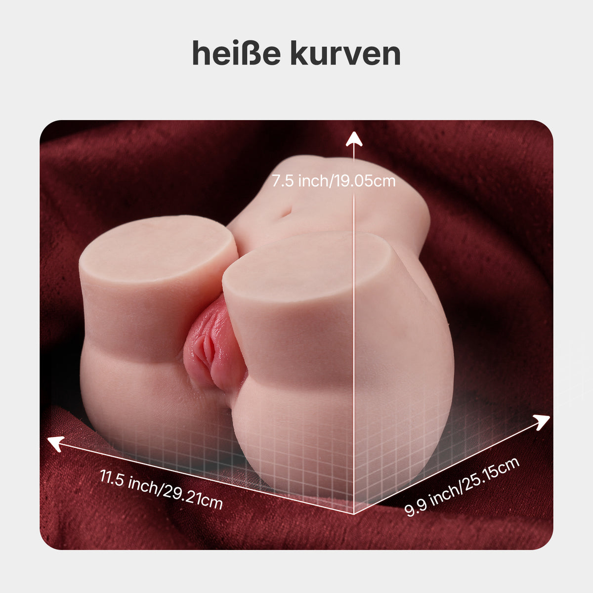 CARDI| Realistische BBW Torso Sexpuppe