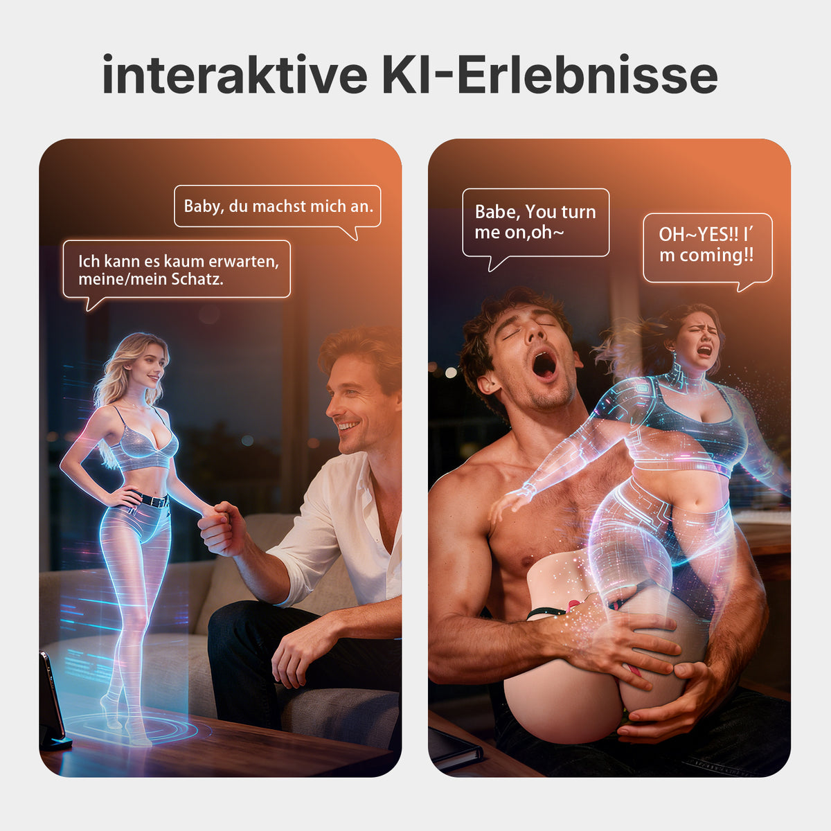 SCARLETT| APP &AI-gesteuerter Pocket-Masturbator