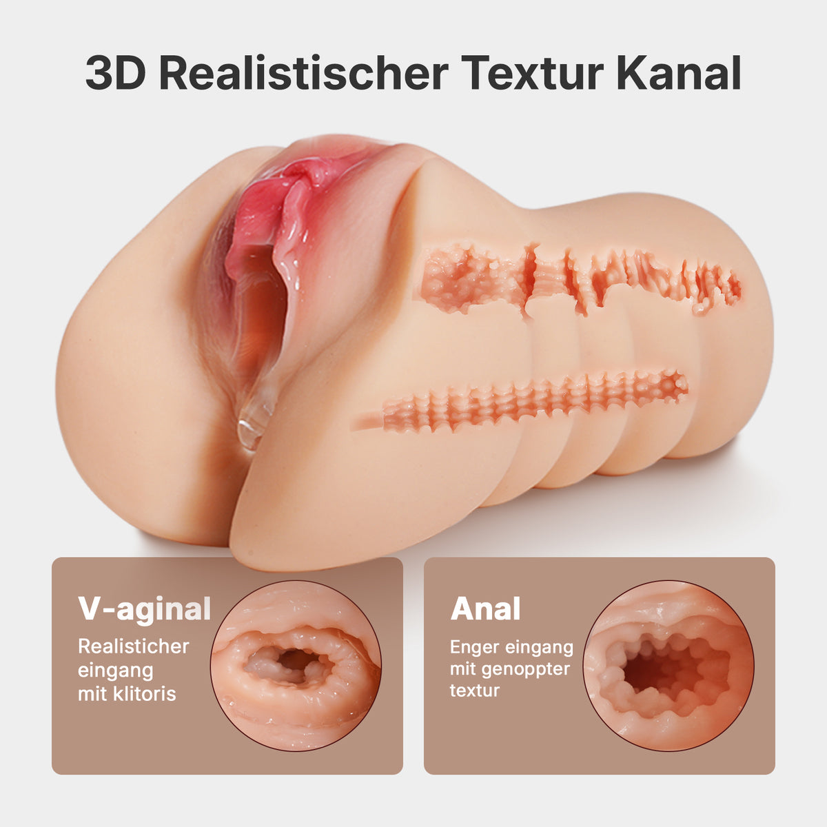 SUOLI (Kugel + Ring)| Pocket Pussy for Men