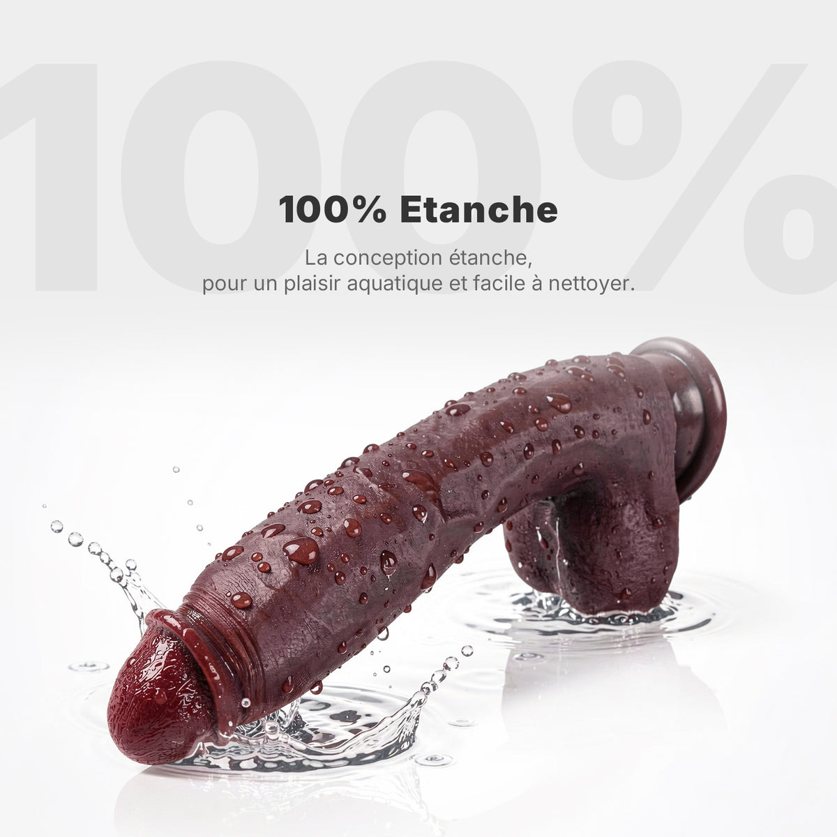 TEDDY| Großer Silikon Dildo mit Saugnapf