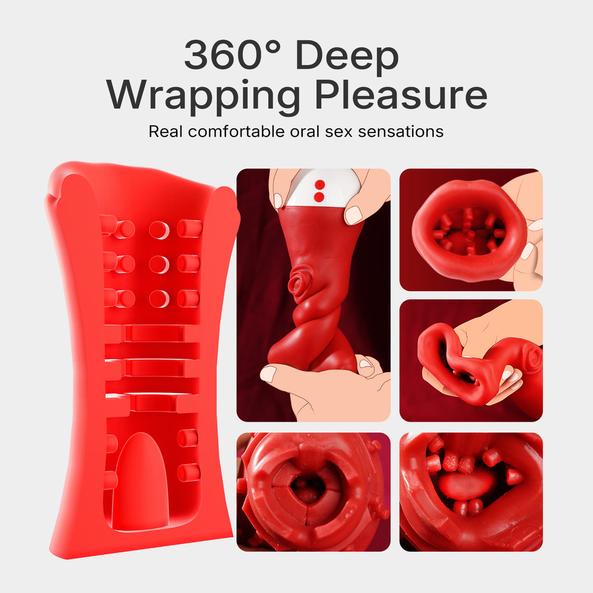 CHOMPER| Masturbator mit 9 Vibrationsmodi & APP