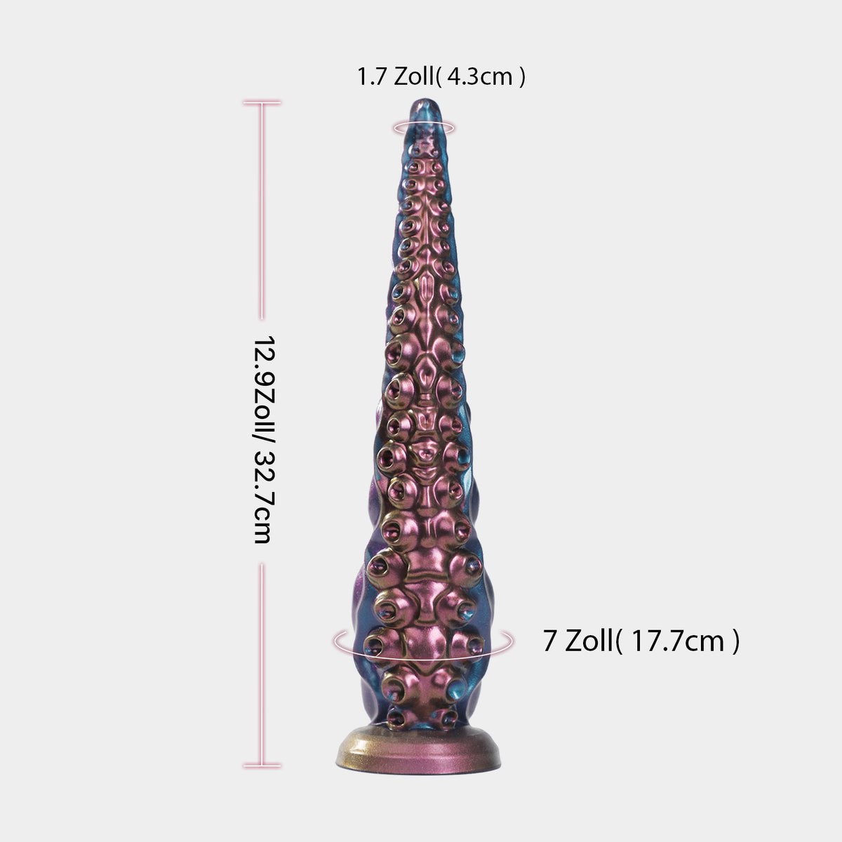 OCTO| XXL Tentakel Dildo – Flexibler Monsterdildo mit Strukturdesign