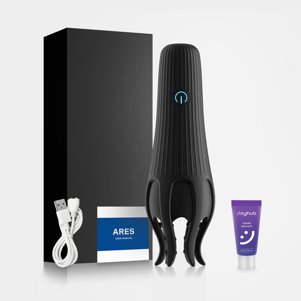 ARES-3-BLACK| Vibrator Masturbator