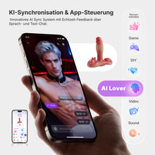 DOBBLE| APP-Stoß-Vibrator mit Heizfunktion