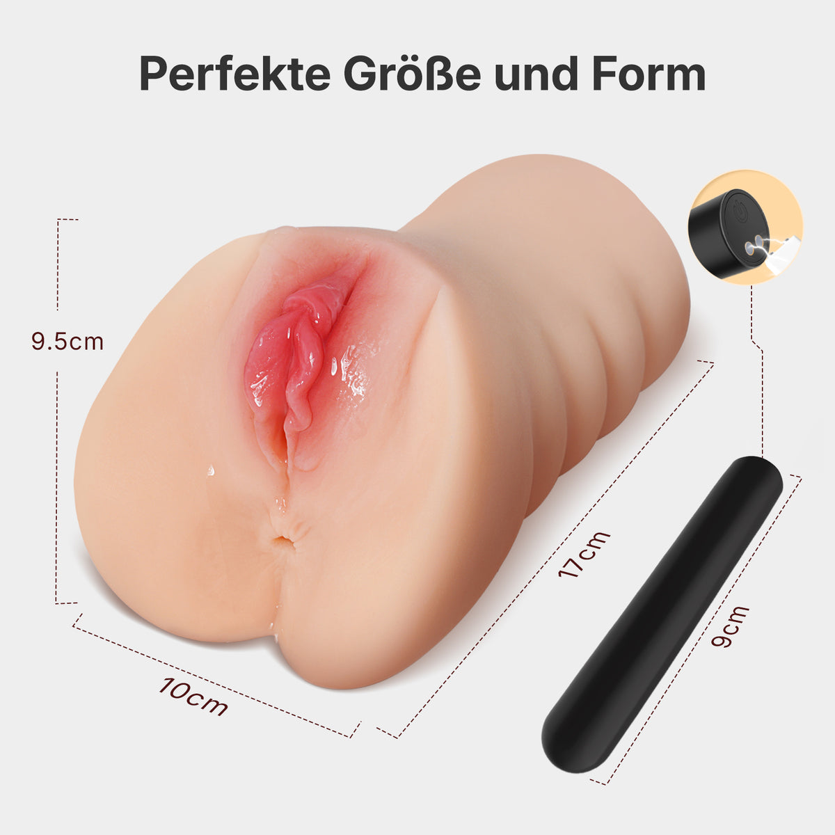 SUOLI (Kugel + Ring)| Pocket Pussy for Men