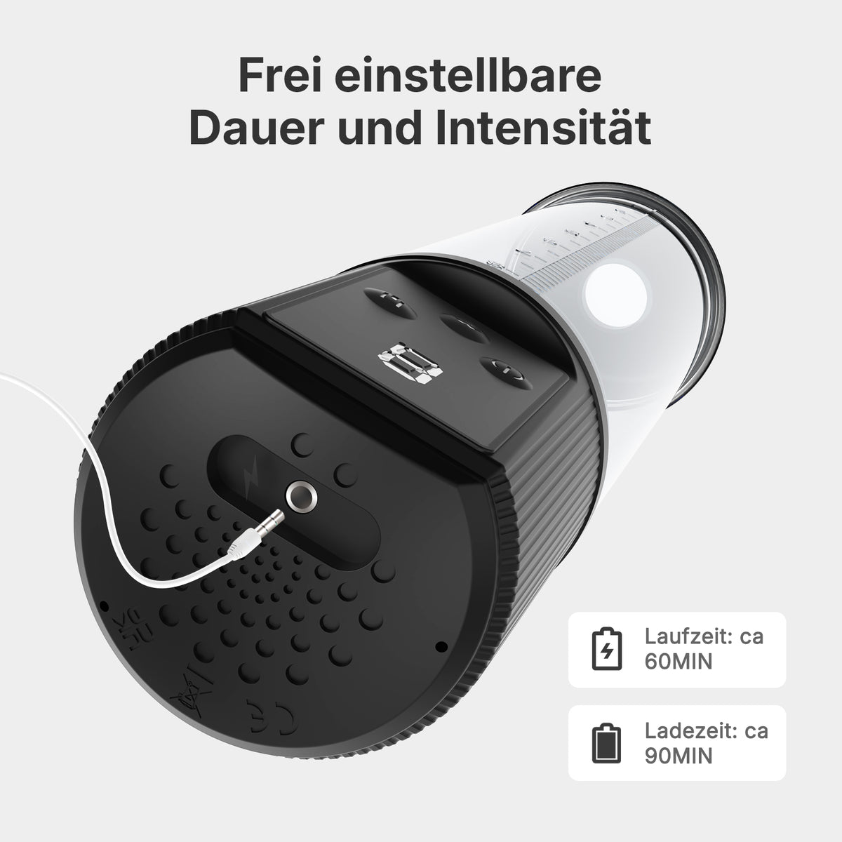 JERK| APP-Penispumpe Elektrisch – 7-teilig, 9 Saugstufen