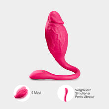 ROSE-J| APP-gesteuerter Vibrator mit realistischer Kopf