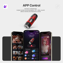 KNIGHT-B/R-RED| APP-Masturbator für Männer