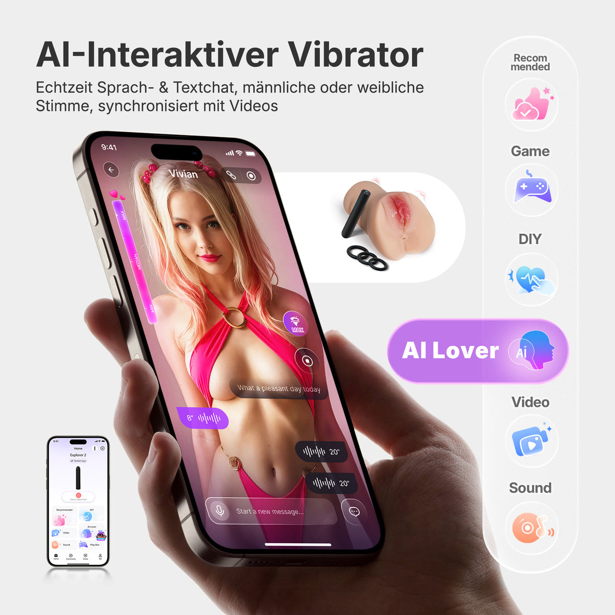 SUOLI| APP-Masturbator Puppe