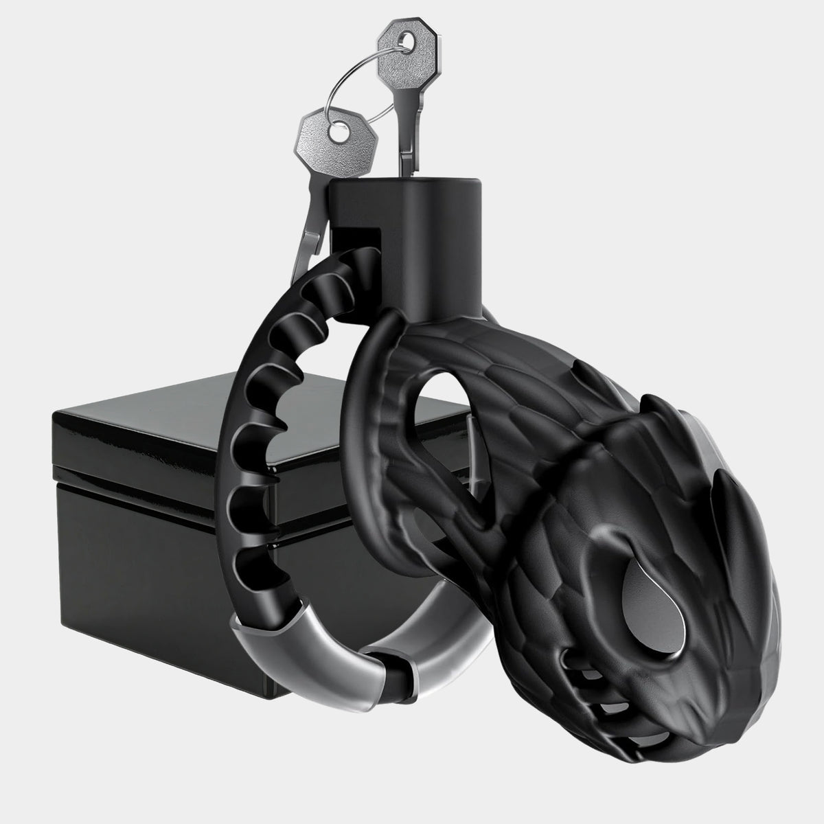 YL-BLACK| Vibrierender Doppel-Penisring mit 10 Modi