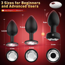 PEKKA-SET| APP-Butt Plug Set mit Vibration & AI Steuerung