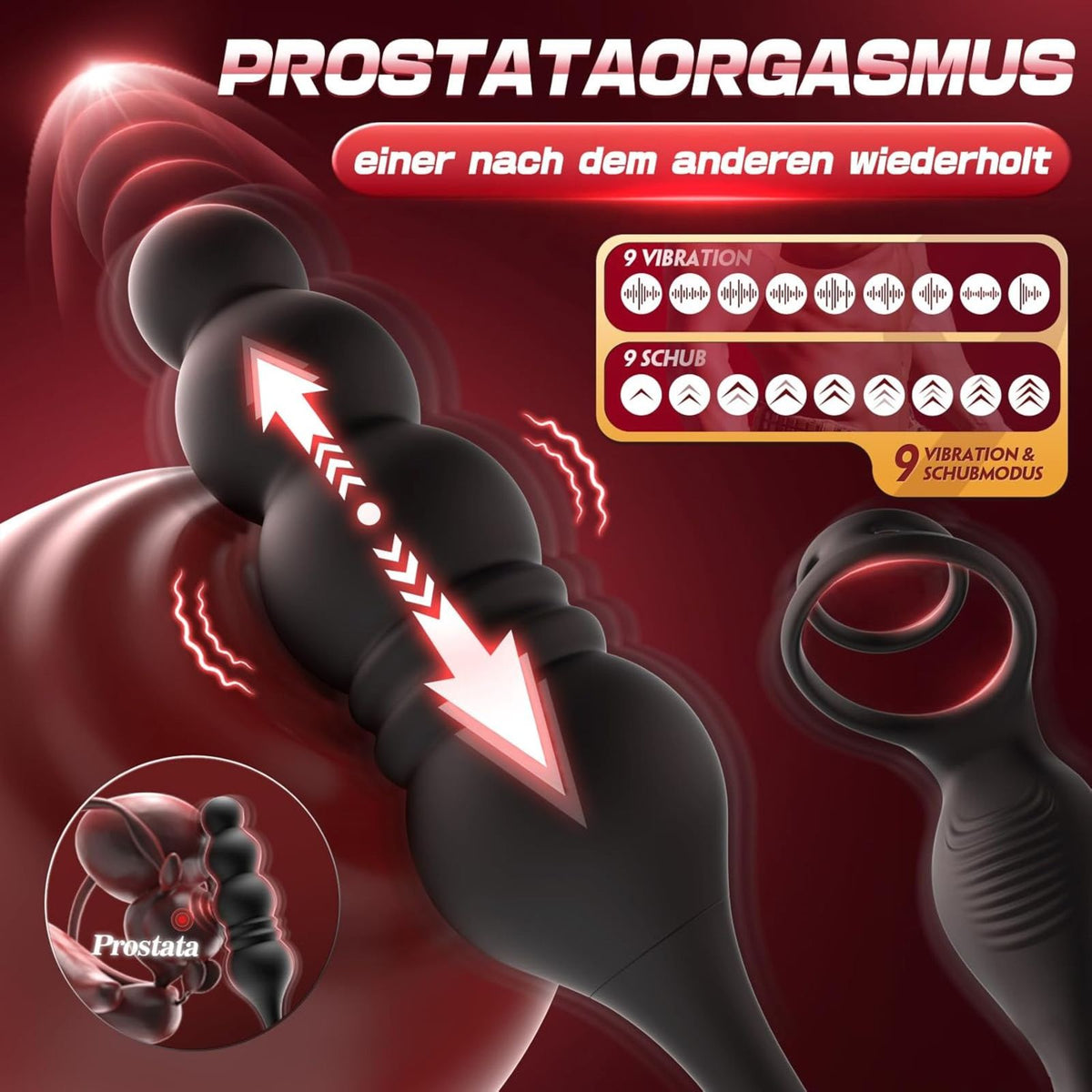 SNAKEY| 4-in-1 Prostata Vibrator