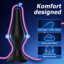 ZF1| Anal Plug Set mit Saugnapf (S–XL)