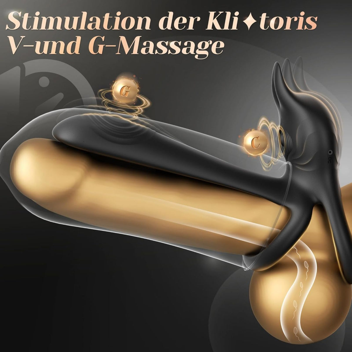 ROYALEYE | Gesteuerter Paarvibrator mit Doppelring