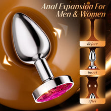 PEKKA| Anal Plug aus Edelstahl mit Schmuckstein