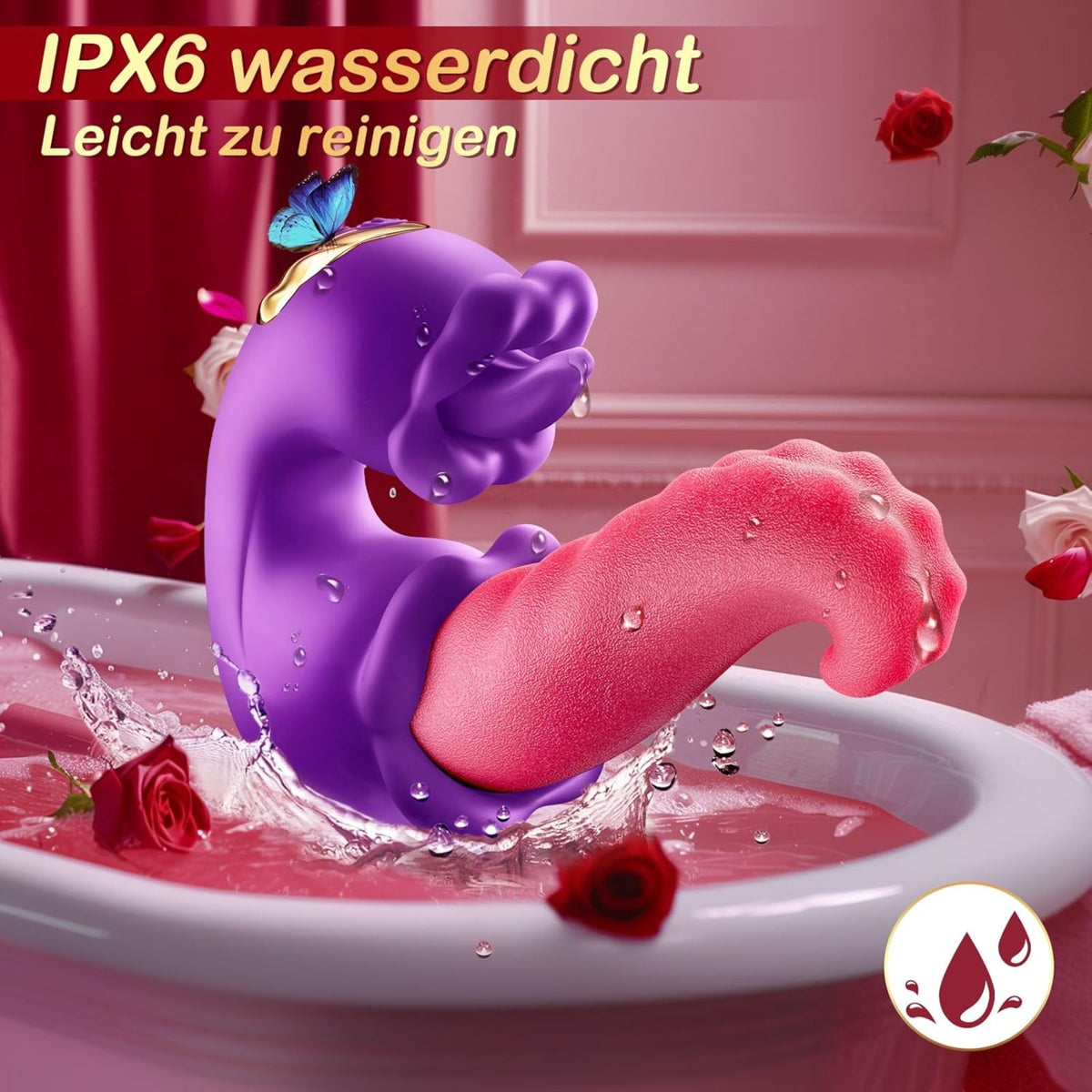 MEDUSHA-PURPLE| 3-in-1 Zungen- & Stoßvibrator
