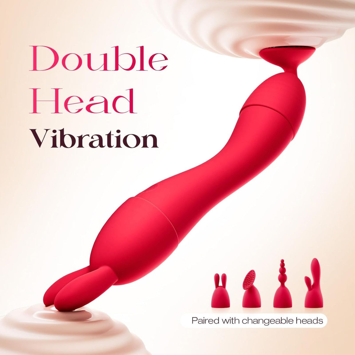 CHARM-ROSY| Vibrator Set für Frauen mit 4 Aufsätzen