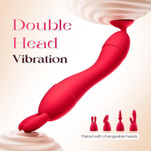 CHARM-ROSY| Vibrator Set für Frauen mit 4 Aufsätzen