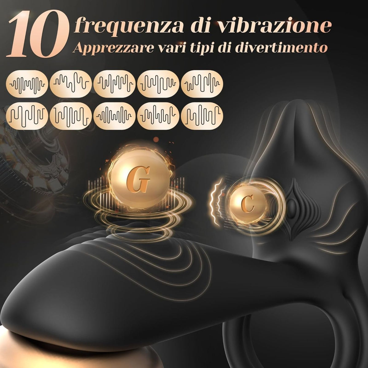ROYALEYE | Gesteuerter Paarvibrator mit Doppelring