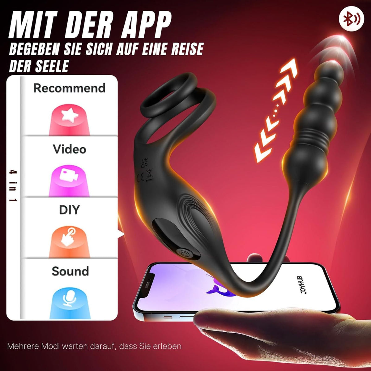 SNAKEY| 4-in-1 Prostata Vibrator