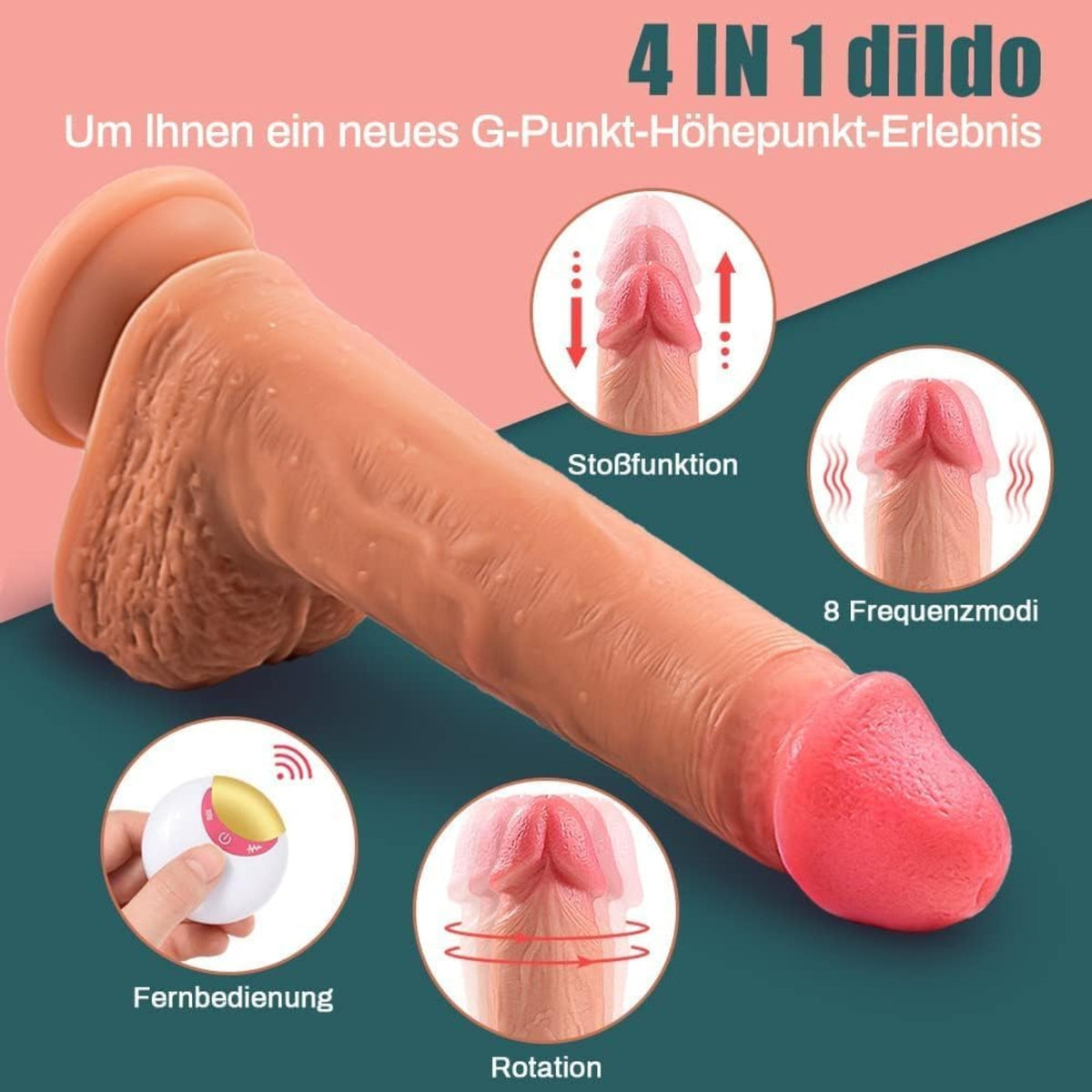 DESPERADO| APP-AI Smart Stossdildo XXL