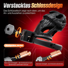 YL-BLACK| Vibrierender Doppel-Penisring mit 10 Modi
