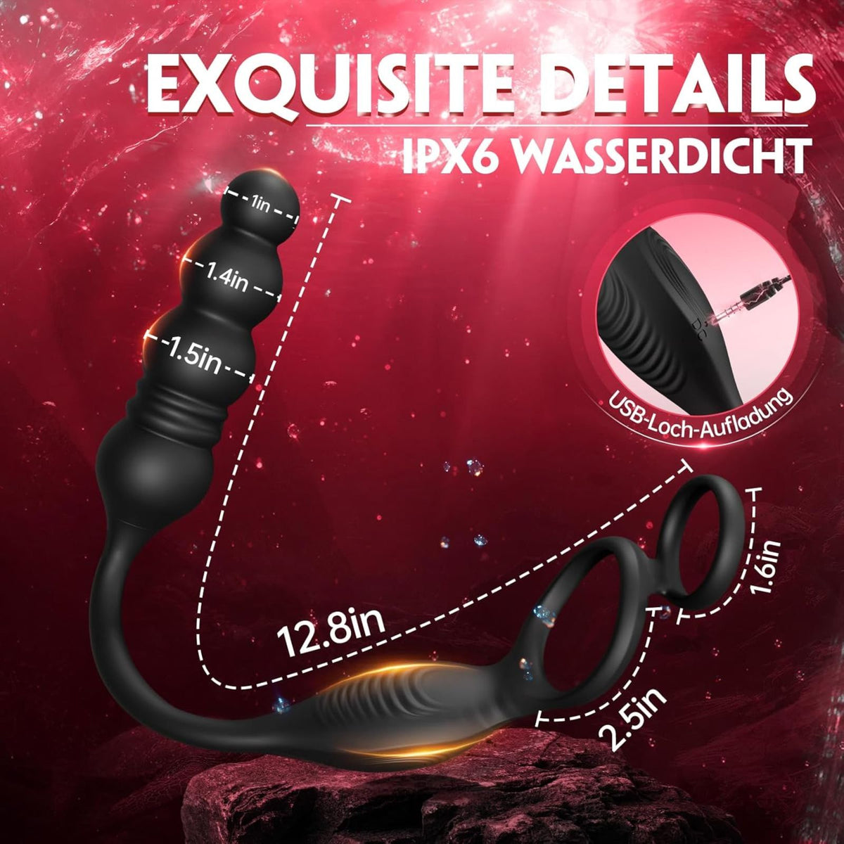 SNAKEY| 4-in-1 Prostata Vibrator