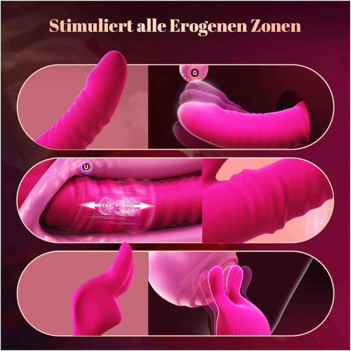 PARKER| APP-30° Schwenk-Vibrator für Frauen