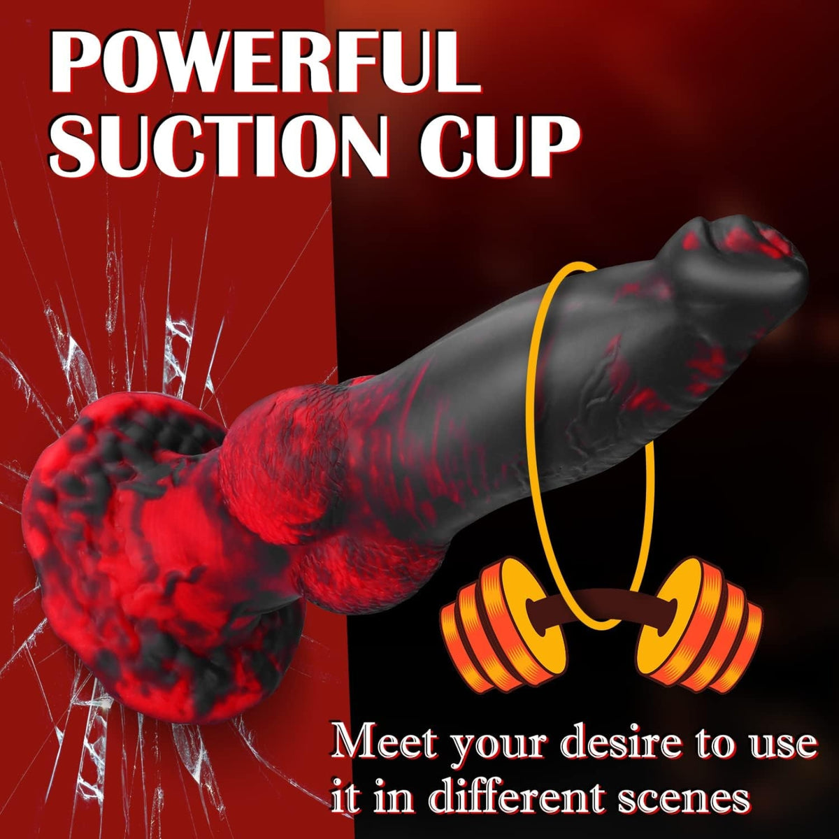 FIREDRAGON| APP-Fantasy Thrusting Dildo mit Steuerung
