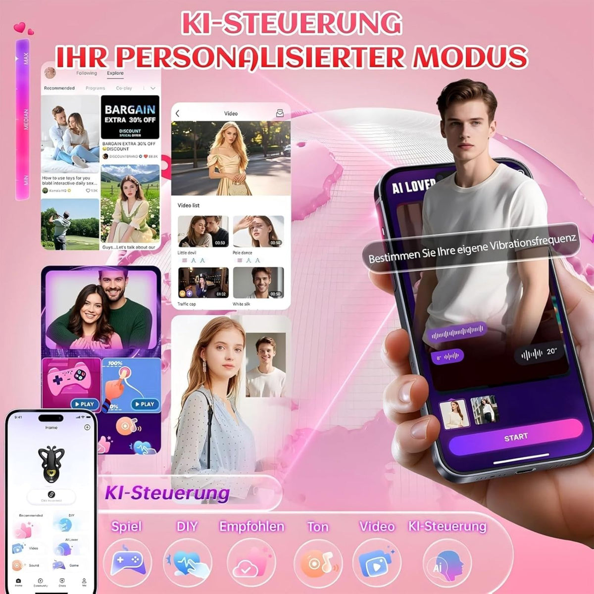 BTRFL| APP-Klitoris Vibrator für Paare