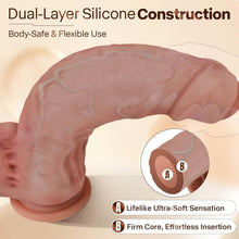 SOUL| Großer Realistischer Dildo mit Vorhaut – 28 cm