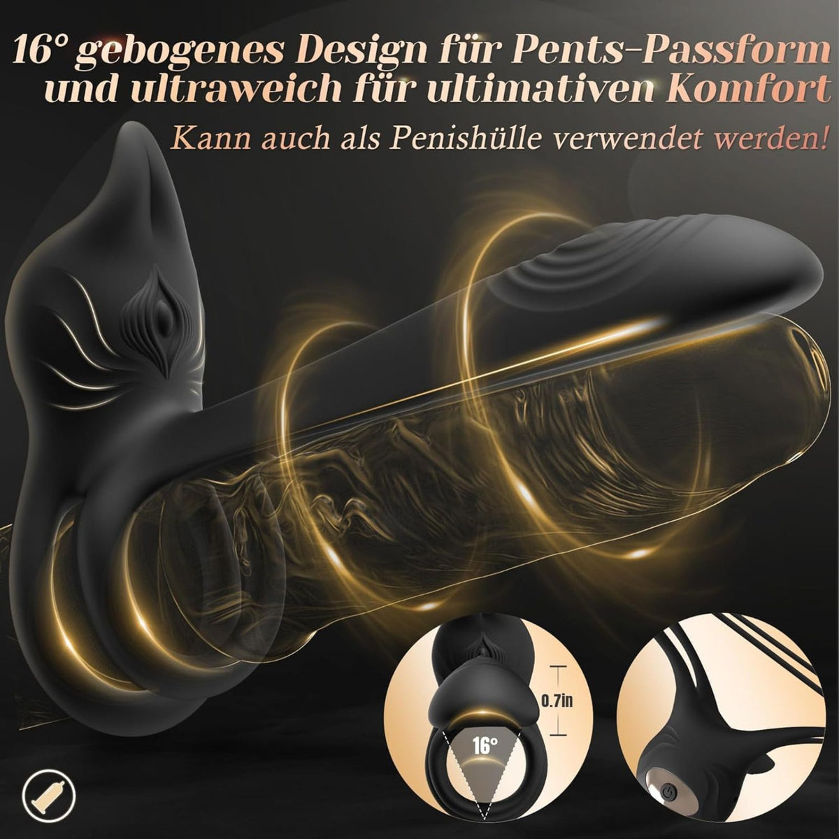 ROYALEYE | Gesteuerter Paarvibrator mit Doppelring