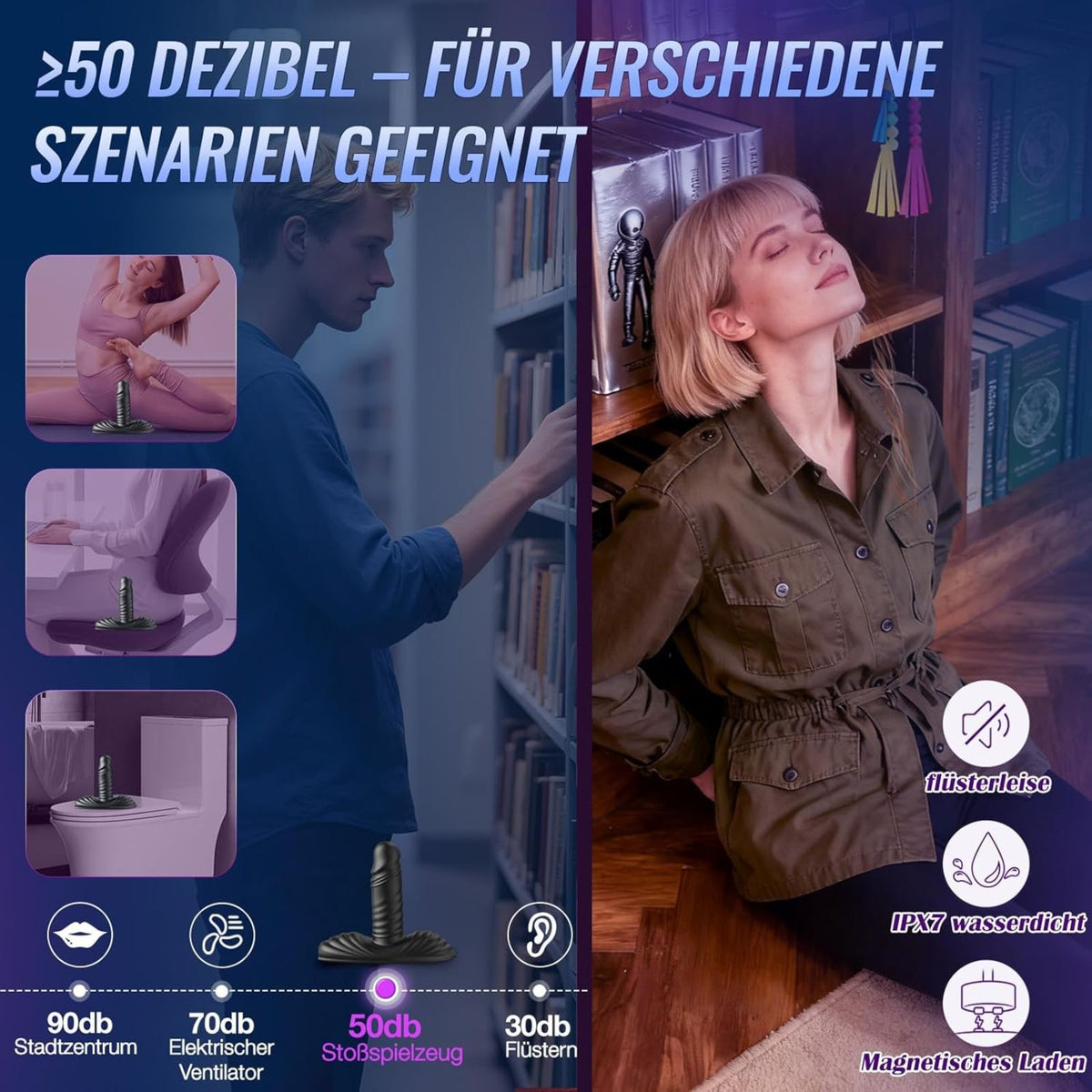SITO| APP-Vibrator mit Sitzdesign für Paare