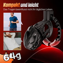 YL-BLACK| Vibrierender Doppel-Penisring mit 10 Modi