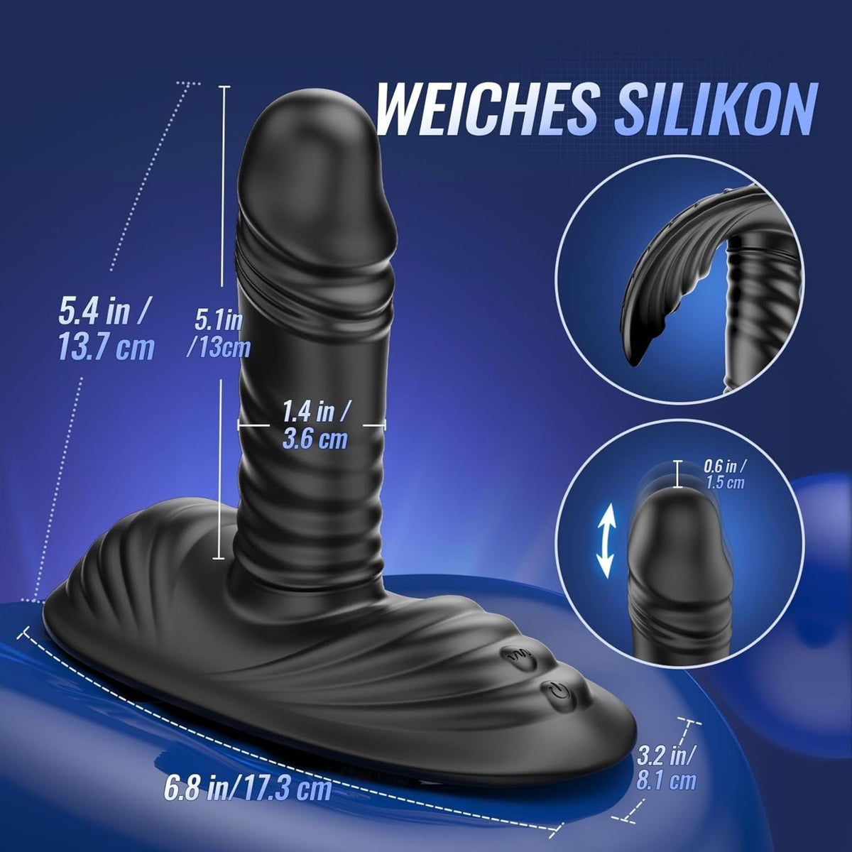 SITO| APP-Vibrator mit Sitzdesign für Paare