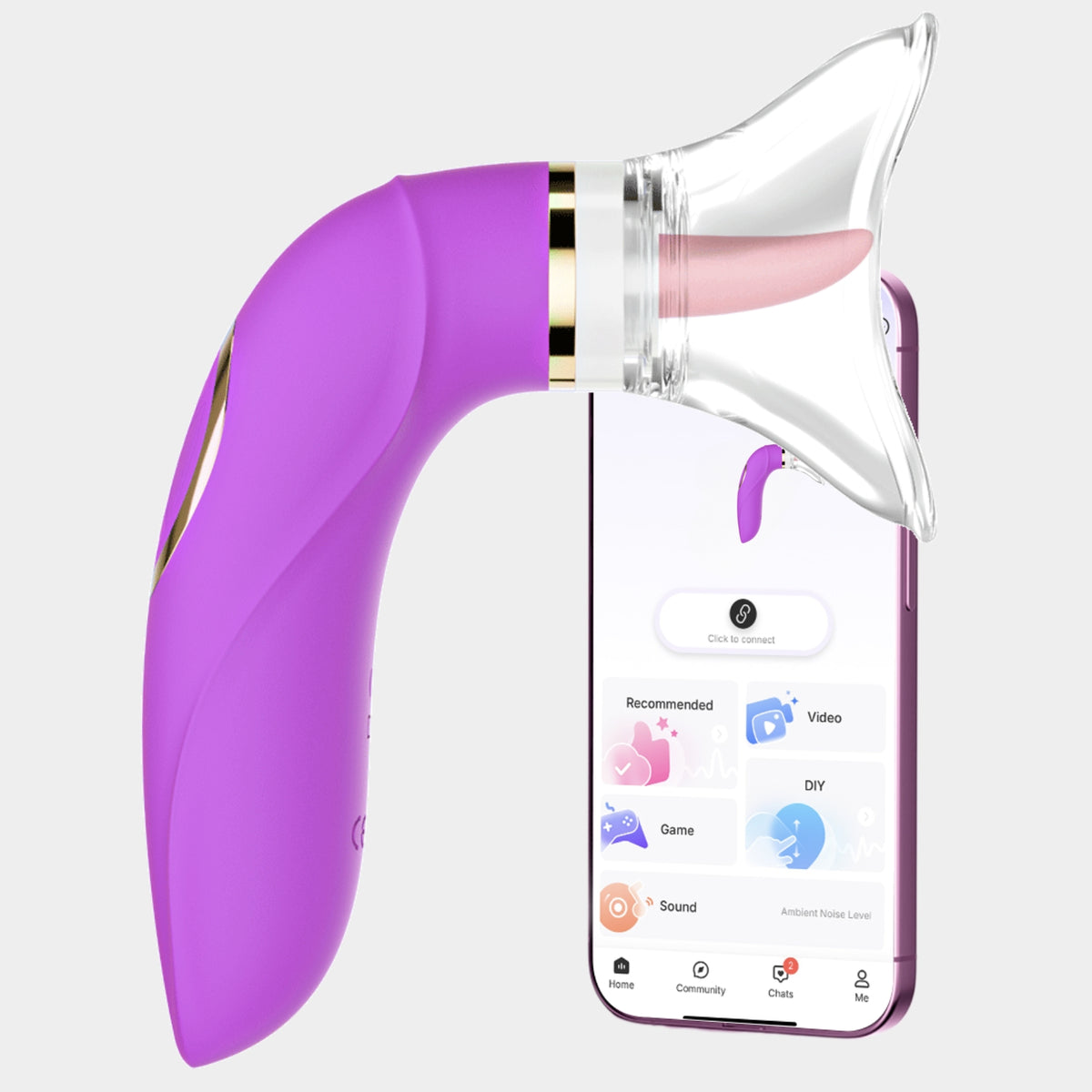 VIRTUOSO PINK| APP-2-in-1 Klitorisstimulator mit Saugfunktion