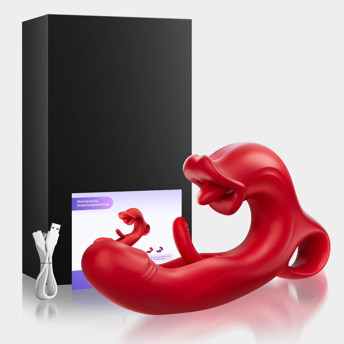 VIELE 3| APP-3-in-1 Vibrator mit Zungen- & G-Spot-Stimulation