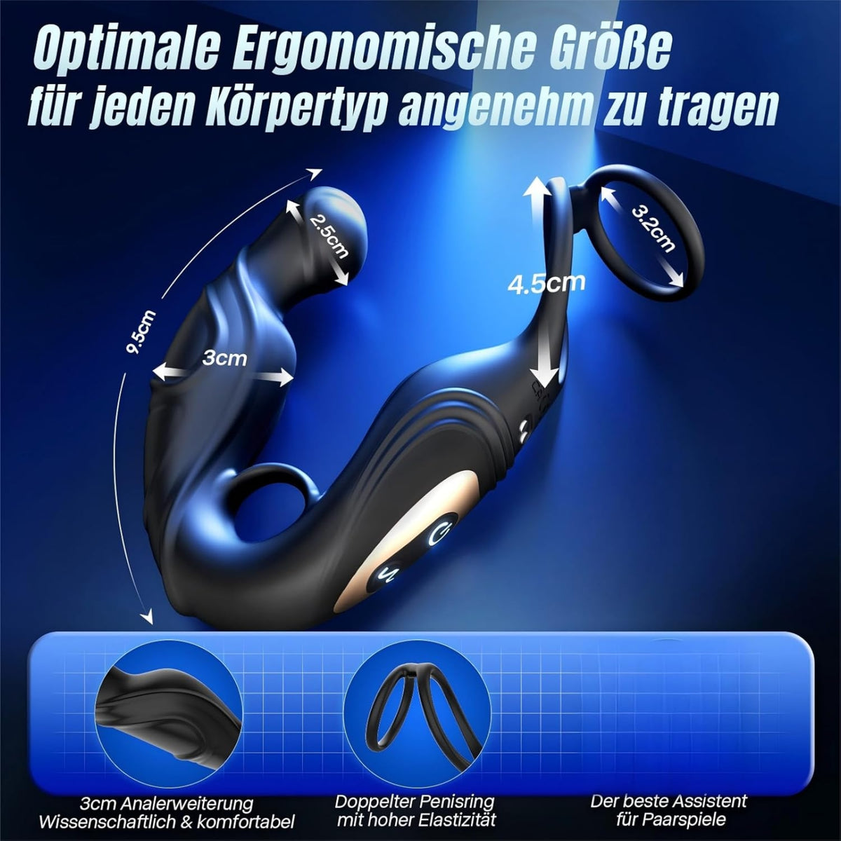 PIPES| APP-gesteuerter Paarvibrator mit Prostata-Stimulation